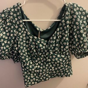 Free people puff sleeve top